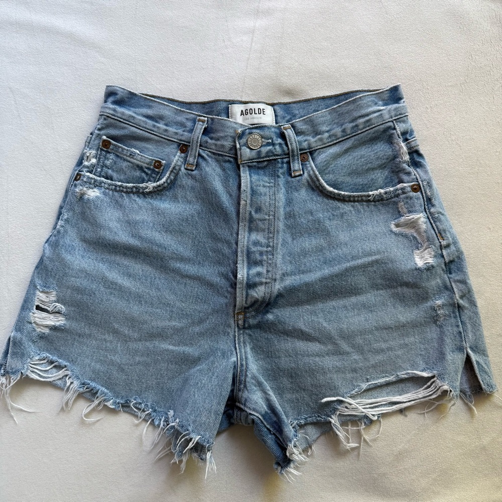 AGOLDE DEE SHORTS IN MUSE SIZE US 27 (25)